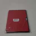 Custer Case for Surface Pro 11/10 / 9,Ultra-Thin PU-Leather Hard Shell Cover - Red