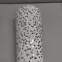 Shiny White Christmas Tree Collar 23.6 Inches Velvet Xmas Tree Base Sparkly Sequin Tree Skirt Box Artificial Christmas Tree Stand Covers Round Santa Tree Collars for Xmas Pine Tree Decorations