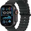 Apple Watch Ultra 2 (GPS + Cellular, 49MM) - Black Titanium Case with Black Ocean Band 