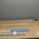 Amorho 28"X36" LED Bathroom Mirror with Black Frame, Front Light and Backlit, Stepless Dimmable, Anti-Fog, Shatter-Proof, Memory, 3 Colors, Double LED Vanity Mirror