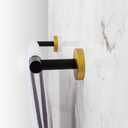 12-Inch Towel Bar Towel Rack Wall Mounted SUS 304 Stainless Steel Towel Rail Towel Rod for Bathroom Modern Style Black & Gold