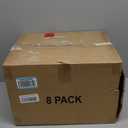 SNSLXH 8 Pack Stackable Closet Storage Bins, Multifunctional & Foldable Closet Organizers and Storage for Bathroom Kitchen Laundry Room Drawer Shelf Storage, Space-Saving Wardrobe Organizer, White