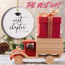 The Next Chapter Begins at 2025 - Congratulations Graduation Ornament, Graduation Gift for High School College Graduate Keepsakes (C17)