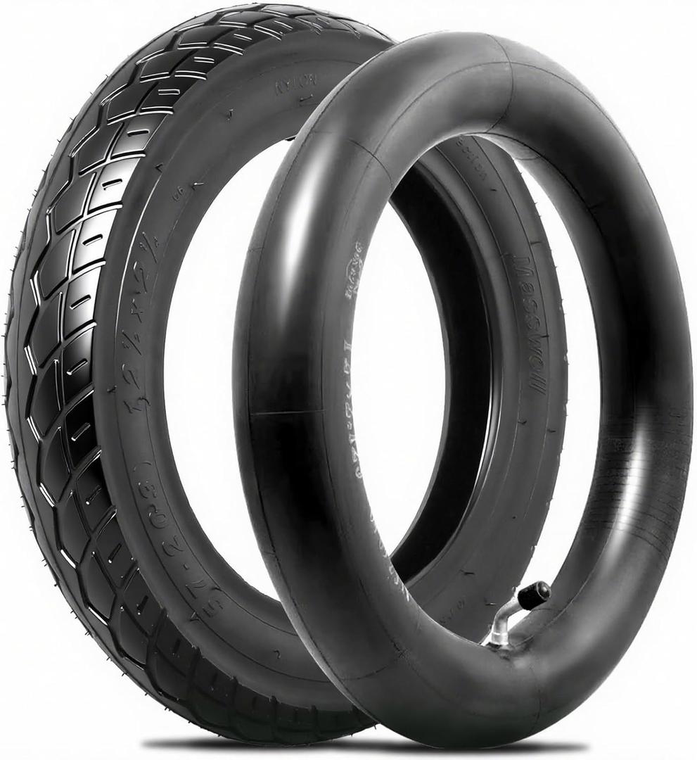 12 1/2 x 2 1/4 Inner Tube and Tire, Heavy Duty Thorn Resistant 12.5'' x 1.75/2.15 Front Wheel Inner Tire Set Compatible with BOB Stroller Revolution Se Pro Flex Jogging Duallie Stroller 12 1/2 x 2 1/4 Inner Tube and Tire, Heavy Duty Thorn Resistant 12.5'' x 1.75/2.15 Front Wheel Inner Tire Set Compatible with BOB Stroller Revolution Se Pro Flex Jogging Duallie Stroller