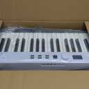 AiJoy 88-Key Piano Keyboard with Semi-Weighted Keys Portable Folding Piano, 128 Tones, Speakers, USB-MIDI, Carry-Bag, Sustain Pedal, Stand Electric Keyboard Piano for Beginners, White