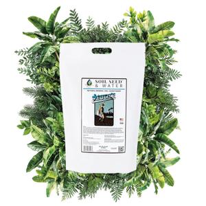 Soil Seed & Water Zeolite Soil Conditioner Natural Minerals for Water Retention, Nutrient Exchange, and Drainage - Home Garden - OMRI Listed (EXP 12/01/26)