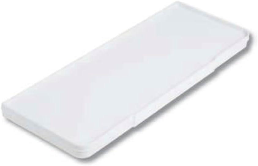 Replacement Toilet Tank Lid - Universal Fit - White Plastic - Inside Dimensions: 19-1/4" x 7-1/2" - Made in USA