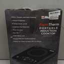 Mueller RapidTherm Portable Induction Cooktop, 1800W Hot Plate Electric Stove Top Burner. 8 Temp Levels, Auto-Off & Pot Detection, LED Display, Child Lock, 4 Programs, Burners for Cooking