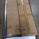 KELRIA 6ft x 6ft Outdoor Metal Storage Shed with Metal Floor Base,Metal Outdoor Storage Sheds with Sliding Doors, Large Garden Shed Outdoor Utility Tool Shed with Pent Roof for Backyard Lawn, Coffee