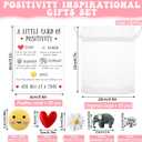 Lincia 20 Set Mother Day Teacher Nurse Week Gifts Bulk Emotional Positivity Support Inspirational Card Pocket Resin Mini Ornament Gifts for Appreciation Staff Employee Coworker Graduation (Cute)