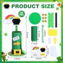 Leitee 100 Set St. Patrick's Day Leprechaun Trap Kit, DIY Catch A Leprechaun Trap Craft Kit St. Patrick's Lucky Party Supplies for St. Partrick Day Home Party Decor Preschool Projects