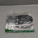 Bencailor Windproof Waterproof Fingerless Gloves Winter Touchscreen Gloves Men Cold Weather Cycling Supplies (Large, Black,Gray)