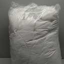 EASELAND California King Down Alternative Comforter - Quilted Duvet Insert for All Seasons, Soft Lightweight with Corner Tabs, Summer Winter Warm Bedding, White 96x104 Inches