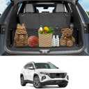 Karltys Envelope Style Cargo Net for Hyundai Tucson 2025 2024 2023 2022 Accessories, Adjustable Elastic Rear Trunk Cargo Net, Heavy Duty Nylon Mesh Storage Netting Organizer