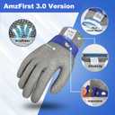 1 Pcs Level 9 Cut Resistant Gloves, Food Grade for Stainless Steel Mesh Metal Glove Touch Screen, Kitchen Cooking Gloves for Women and Men, for Butcher Meat Cutting Oyster Shucking, Size: 8/Medium