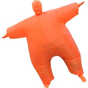 IHGYT Inflatable Masquerade Costume Full body suit Air Blow up Costumes Jumpsuit Suit (Orange), Size: 5.2′ (1.6M) to 7.2′ (2.2M) 