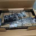 Simple Deluxe Rolling Clothes Rack, Heavy Duty Clothing Rack, 3-Shelf Portable Adjustable Wardrobe Closet with Wheels, Hanging Rods & Side Hooks, 29.5" W x 15.7" D x 75.6" H, Black