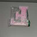 Pooqla LED Marquee Letter Lights, Light Up Pink Letters Glitter Alphabet Letter Sign Battery Powered for Night Light Birthday Party Wedding Girls Gifts Home Bar Christmas Decoration, Pink F (Warm White)