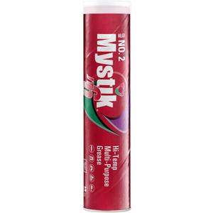 Mystik JT-6 High Temp Grease Tubes for Grease Gun, Multi Purpose Red Lithium Complex, NLGI 2, Wheel Bearing Grease, 14 oz, 10 Pack