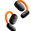Translation Earbuds Real Time 164 Language AI Translator Earbuds, Audifonos Traductores Inglés Español, 3-in-1 Translating Headphones with Glowing Earhook, Translate Ear Bud for Travel Learning Orange