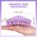 2 x Scalp Massager and Shampoo Shower Brush, Detangling Hair Brush, Scalp Care Hair Brush Wet & Dry detangler for Men and Womenfor Straight/Curly/Thick/Long/Wavy/Damaged Hair, Purple