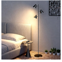 KimYan Tree Floor Lamp with Remote, Dimmable 3 Rotatable LED Lights, 5 Color Temperatures, 63" Modern Standing Lamp for Living Room, Bedroom, Office Reading Light