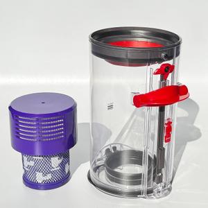 7.79in Large Dust Bin Replacement for Dyson V10 SV12 Models,Canister Bin for Part No.969509-01 and Filter No.969082-01 for Absolute/Absolute Pro/Animal/Animal Extra/Total Clean