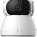 YI 2K Dome Security Camera, 2.4G Smart Indoor Pet Monitoring Cam with Night Vision, 2-Way Audio, Motion Detection, Phone APP, Compatible with Alexa and Google Assistant (1pc)