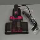 Mattress Vacuum Cleaner, 17Kpa 650W Bed Vacuum Cleaner, 273nm UV-C Light & Ultrasonic 145F Heating, 80000 RPM/Min Brushroll Rotation, Wide Suction Port for Pillows Cribs Sofa, Black Corded