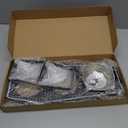 Gothic Cat Food Bowls Elevated, Raised Cat Bowls for Indoor, Non-Slip Stand & Wood Board, Stainless Steel and Whisker Friendly Food Bowls (Cat Bowl*3)