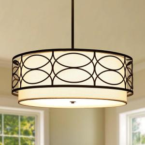 Black Chandeliers for Dining Room Light Fixture, 22" Foyer Lighting Fixtures Pendant Lights Kitchen Island Entryway Light Fixture Chandelier, Hanging Modern Farmhouse Chandelier for Living Room