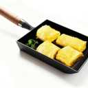 Cast Iron Tamagoyaki Pan 67 Inch  Square Japanese Omelette Skillet, Non-Stick Mini Frying Pan for Home Kitchen & Induction Stove