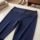 High Waisted Leggings XXL Dark Blue 