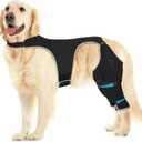 Dog Rear Leg Sleeve to Stop Licking, Adjustable Anti-Slip Recovery Sleeve Pants for Wound Protection After ACL/TPLO Surgery, Hot Spots, Lick GranulomasCone Alternative for Leg Healing,XL