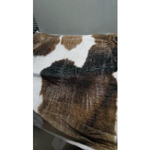 Cow Print Blanket, Lightweight Soft Cozy Brown and White Cow Print Blanket Gifts Decor Stuff, Plush All Season Sofa Bed Travel Couch Cow Blankets Gifts for Kids Men 50"X60"in