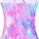 Girls Bathing Suits UPF 50+ Swimsuits Quick-Dry Cross-Strap for Toddlers & Kids 3-12T Sleeveless Sun Protection