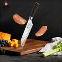 imarku Santoku Knife-Super Sharp Chef Knife Made of High Carbon Stainless Steel,Kitchen Knife with Ergonomic Handle,Best Gift Sharp Knife on Christmas and Birthday for Her Him