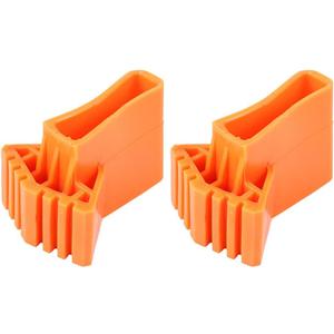 Cabilock Anti-Slip Ladder Feet Rubber Pads 2-Pack Folding Ladder Feet Covers for Stability and Floor Protection Non Skid Foot Pads for Home and Workplace Safety