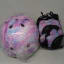 Adjustable Gradient Color Kids/Toddler Bike Helmet for 1-2-3-5-8-14 Years Boys Girls, Skateboard Helmet with Knee and Elbow Pads Wrist Guard Roller Skates, Cycling, Skating Scooter Longboard