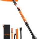 AstroAI 46" Extendable 2-in-1 Snow Brush & Ice Scrapers for Car Windshield