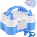 Electric Balloon Pump,Portable Electric Balloon Blower Machine Balloon Air Pump Dual Nozzle,for Birthday Shower Balloons Party Decorations