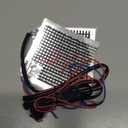 QAZAKY Universal Motorcycle Motorbike ATV Motor Bike Heated Grips Handlebar Heater Hand Warm Grip Inserts Pads Winter Warmer 12V With Switch Heat Thermal Cover Resistant Tape