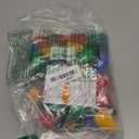 QZYL 4 Pcs Christmas Necklace, 9 LED Bulbs Christmas Light Up Necklace Bulk with 3 Flash Modes, Colorful Xmas Accessories for Women and Suitable for Xmas New Year Party Favor Accessories Decor