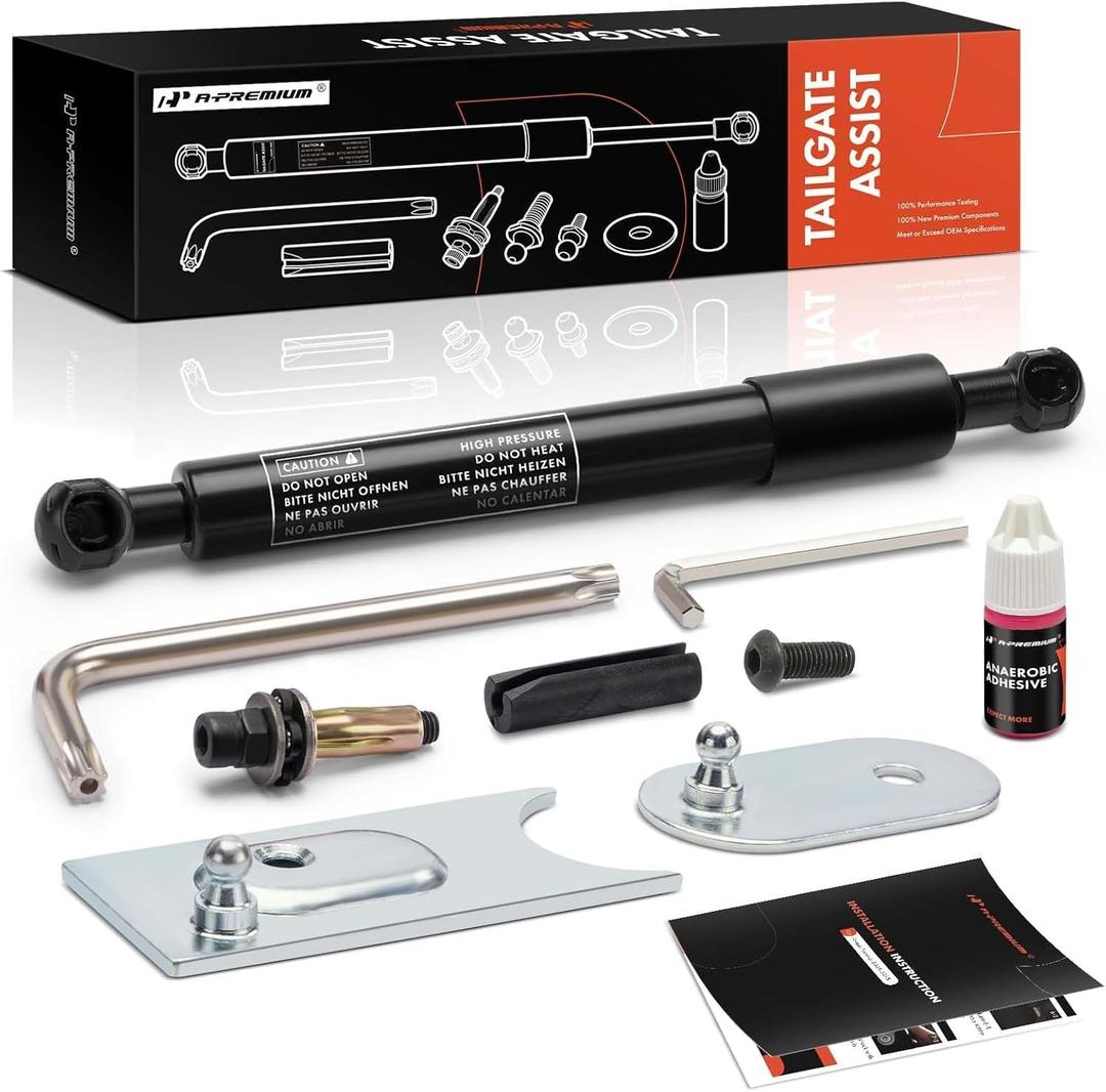 A-Premium Tailgate Assist Lift Supports Shock Struts Compatible with Dodge Ram 1500 2009-2010, Ram 2500/Ram 3500 2010 & Ram 1500 2011-2018, 1500 Classic 2019-2024, 2500/3500 2011-2026