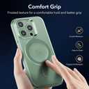 ESR for iPhone 13 Pro Max Case, Compatible with MagSafe, Military-Grade Protection, Resists Yellowing and Scratches, Magnetic Phone Case for iPhone 13 Pro Max, Zero Series, Frosted Green