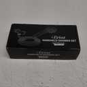 High Pressure Handheld Shower Head Briout 5-Settings Powerful Water Spray Shower Head against Low Pressure Water Flow with Stainless Hose and Adjustable Mount (Silver)