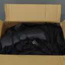 Universal Truck Bench Seat Cover; Fits All Full-Size Silverado F-150 Ram Sierra Titan Tundra Pickup Trucks; to Fit Folding, Split Bench or Standard Bench Seat; Faux Leather, Black