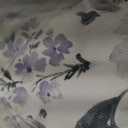 Laura Ashley Home - Queen Comforter Set, Reversible Cotton Bedding with Matching Shams, Stylish Home Decor for All Seasons (Chloe Blue, Queen)