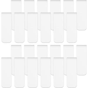 48 Pieces Magnetic Bookmark Sublimation Bookmarks Blank Book Marker Magnetic Page Clips for Kids Students Teachers School Home Office Reading Supplies Book Lovers Gifts