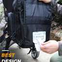 Diaper Bag Backpack for Dad, DBTAC Large Baby Nappy Bag for Men w/Changing Mat, Insulated+Wipe Pockets, Stroller Straps, Black